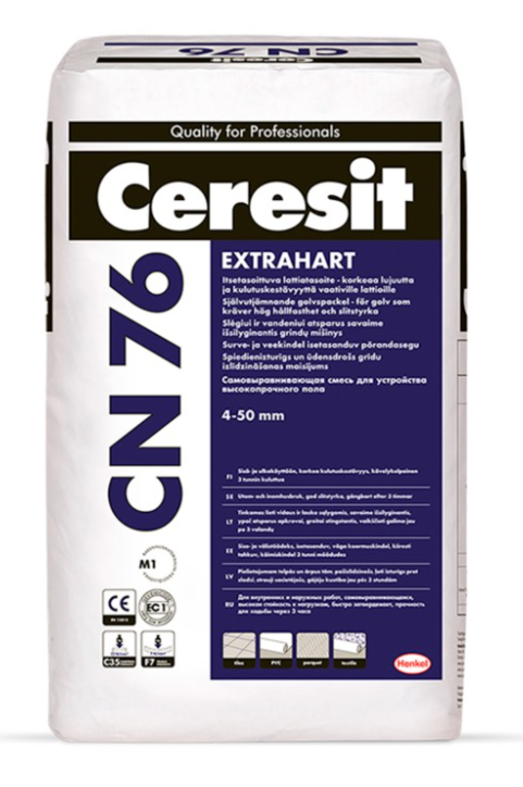Ceresit CN 76 EXTRAHART  java izlīdzinošā grīdām (4-50mm) 25kg